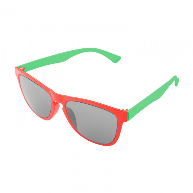 LUNETTES SOLEIL PERSONNALISABLES MIX & MATCH 'SUNWAY' - rouge/vert