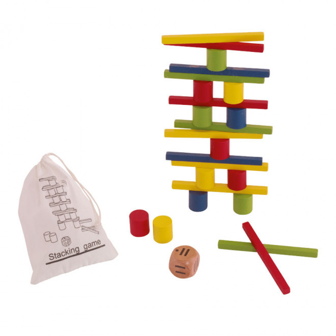 JEU D'ADRESSE PERSONNALISABLE 'TREMBLOTTE' - multicolore