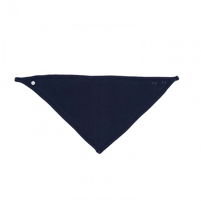 BAVOIR TRIANGLE PERSONNALISE 'BANDANA BIB' - blanc/marine