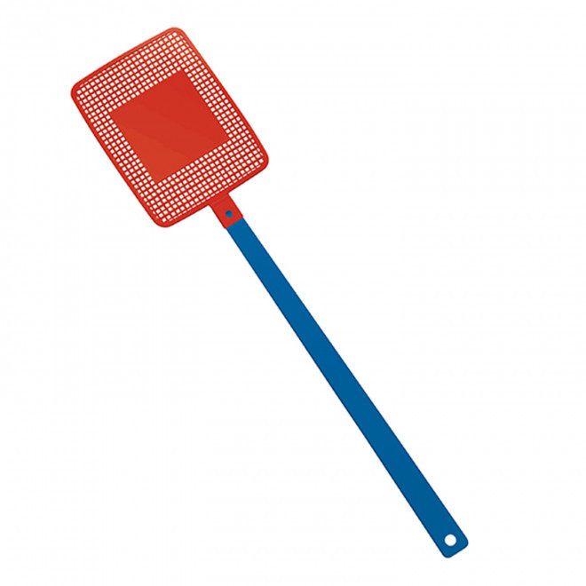 TAPETTE A MOUCHE PERSONNALISABLE MIX&MATCH 'FLYVE' - bleu/rouge