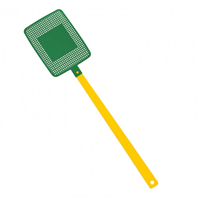 TAPETTE A MOUCHE PERSONNALISABLE MIX&MATCH 'FLYVE' - jaune/vert