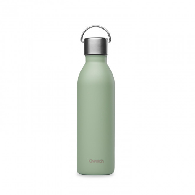 BOUTEILLE ISOTHERME PERSONNALISABLE QWETCH® 'ACTIVE' 600ML - tilleul