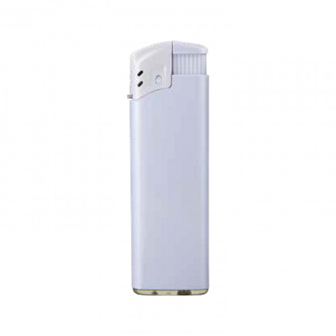 BRIQUET TEMPETE RECHARGEABLE PERSONNALISABLE 'TURBY' - blanc