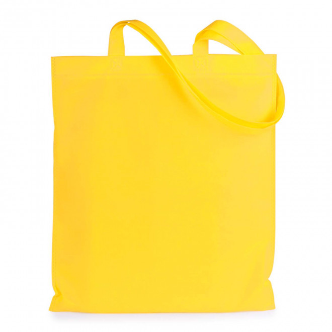 SAC SHOPPING PERSONNALISABLE ANSES LONGUES 'BONITO 70 GR' - jaune