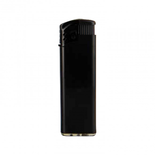 BRIQUET TEMPETE RECHARGEABLE PERSONNALISABLE 'TURBY' - noir
