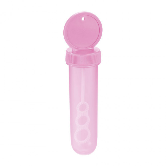 TUBE À BULLES DE SAVON PERSONNALISÉ 'BURBULA' - rose