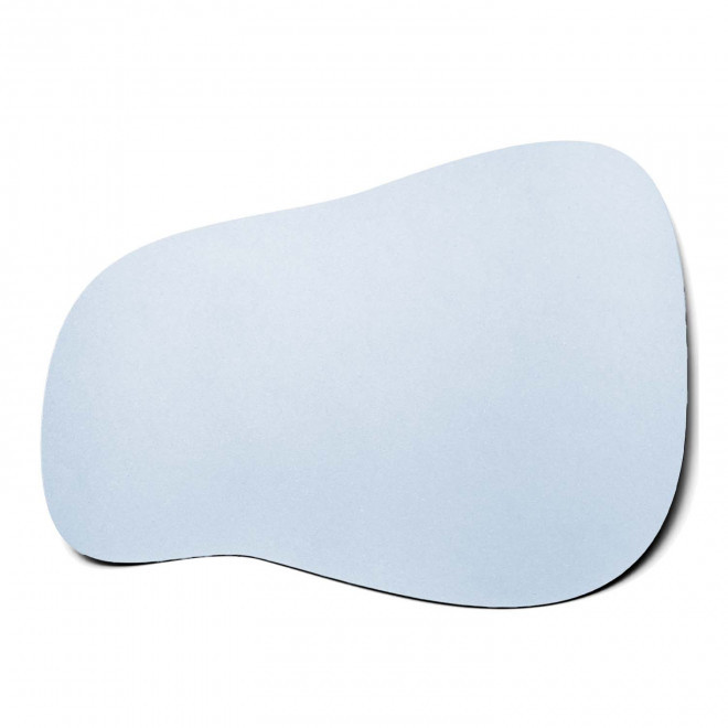 SET DE TABLE PERSONNALISABLE MIF EN CUIR RECYCLE 'MARGAUX' - bleu ciel