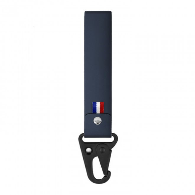 PORTE CLE PERSONNALISABLE MOUSQUETON MIF 'CLARA' - bleu jean