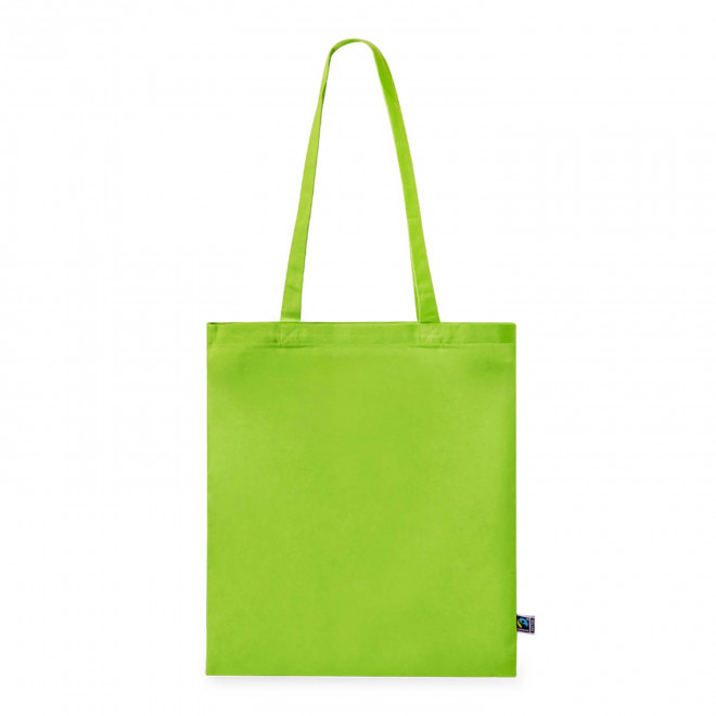 SAC COTON COULEUR PERSONNALISABLE 'ANTONIO FAIRTRADE' - vert clair