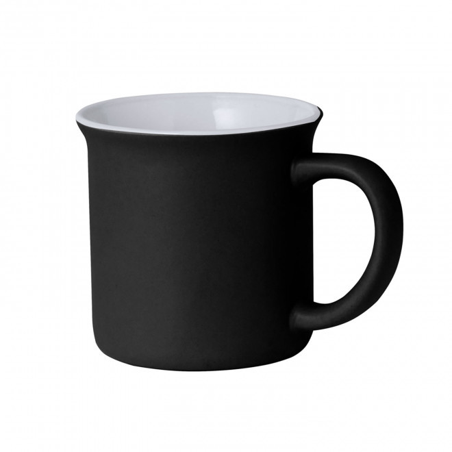 TASSE EN CERAMIQUE PERSONNALISABLE 'BROBY' - noir