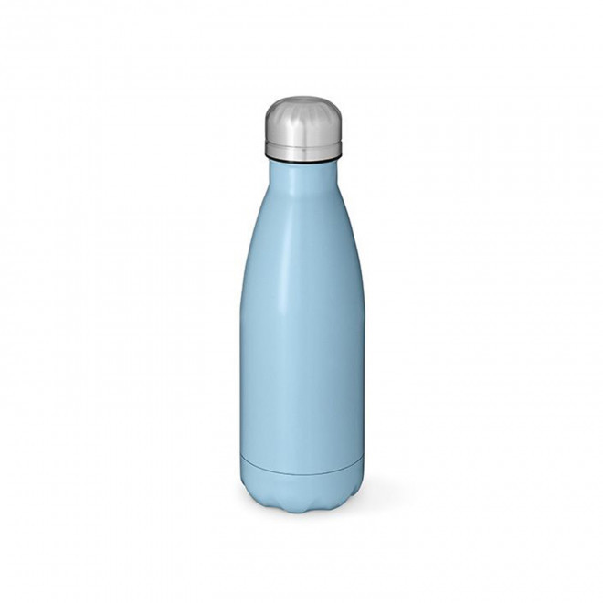 BOUTEILLE ISOTHERME PERSONNALISABLE 430ML 'ASTRIO RECYCLE' - bleu clair