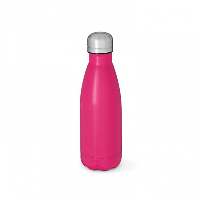 BOUTEILLE ISOTHERME PERSONNALISABLE 430ML 'ASTRIO RECYCLE' - fuchsia