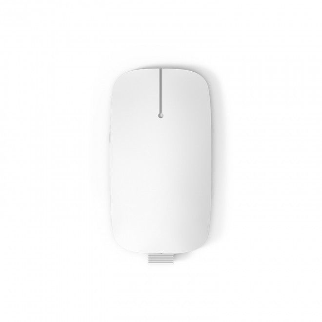 SOURIS PERSONNALISABLE SANS FIL XOOPAR® 'SAURA RECYCLE' - blanc