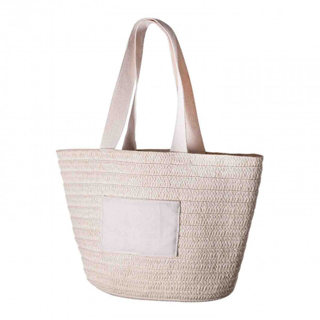 SAC DE PLAGE PERSONNALISABLE 'TOLIP' - naturel