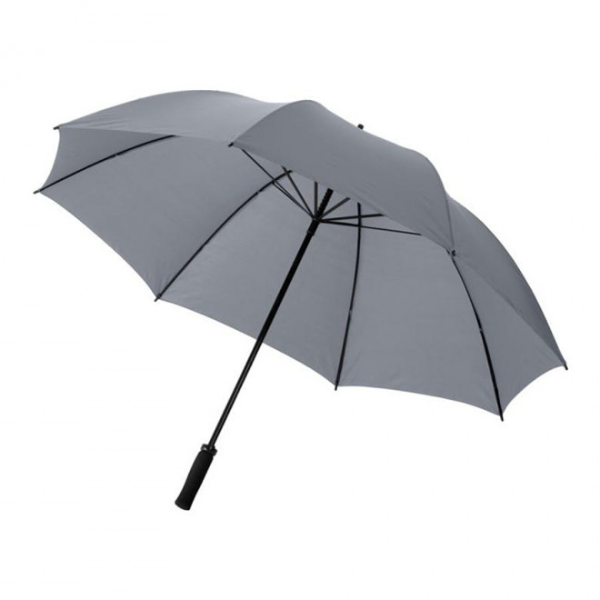 PARAPLUIE PUBLICITAIRE GOLF MANCHE DROIT 'GLENMORE' - gris