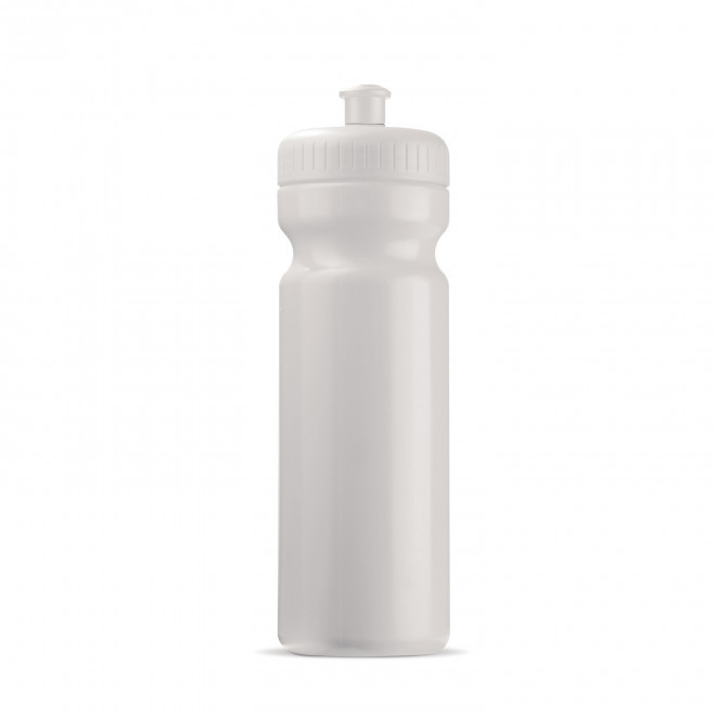 GOURDE PERSONNALISABLE 750ML CORPS OPAQUE BLC BIO 'TRAIL' - blanc