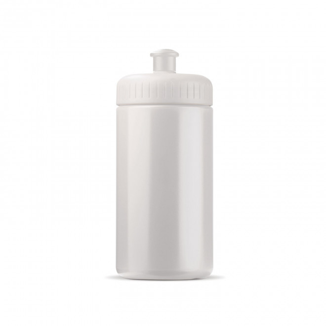 GOURDE PERSONNALISABLE 500ML CORPS OPAQUE BLC BIO 'TRAIL' - blanc