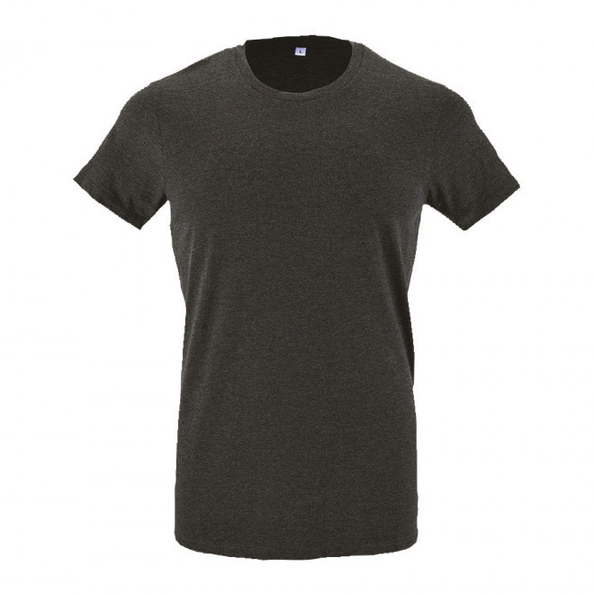 TEE-SHIRT PUBLICITAIRE HOMME 'REGENT FIT' 150 GR/M² - anthracite chiné