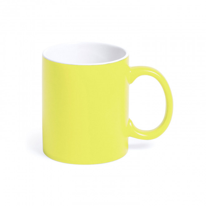 MUG PUBLICITAIRE NEON 'NIXIE' - jaune