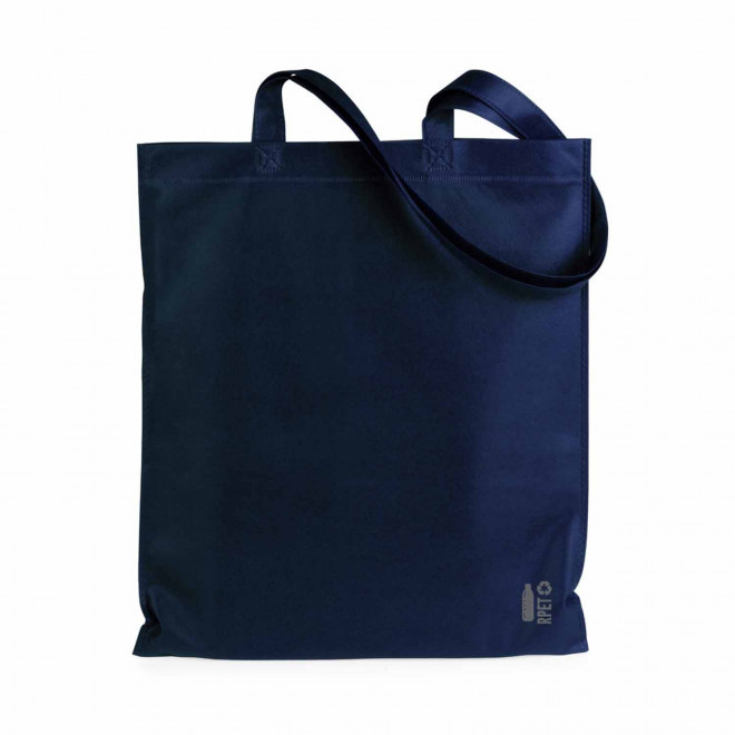 TOTE-BAG PUBLICITAIRE AVEC ANSES LONGUES 'BONITO RPET' - bleu marine