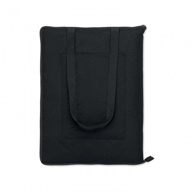 SAC COUVERTURE DE PIQUE NIQUE PERSONNALISABLE 'MACPA' - noir