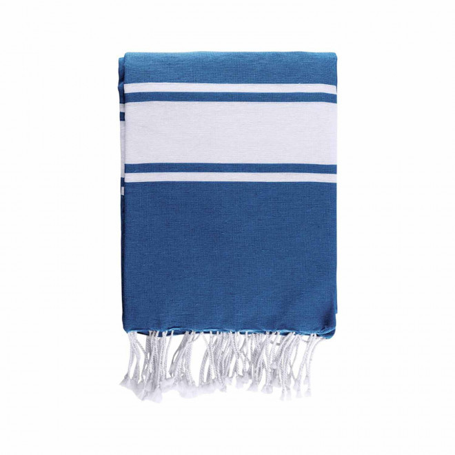 PAREO/FOUTA 200G PERSONNALISABLE 'HORTA XXL' - bleu