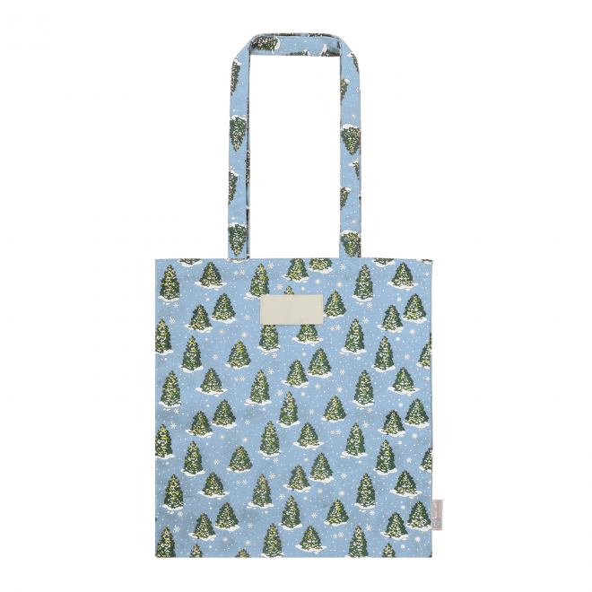 SAC SHOPPING NOEL PERSONNALISABLE 'ELENAX' - bleu