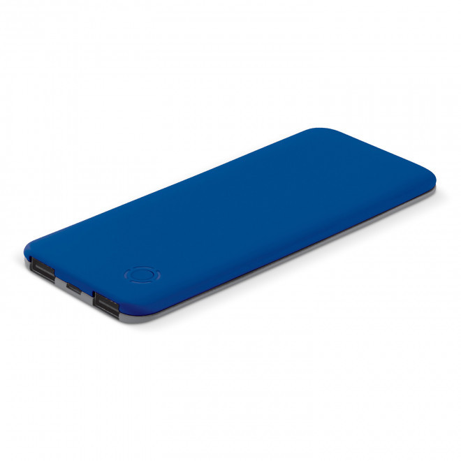 BATTERIE EXTERNE PERSONNALISABLE 5000 MAH 'POWERTOUCH' - bleu foncé