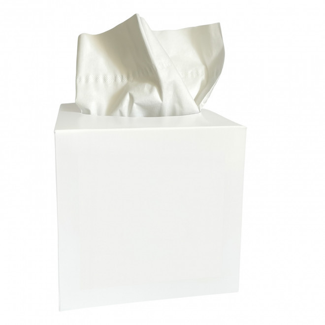 BOITE DE MOUCHOIRS PUBLICITAIRE 'TCHOUMA' - carré