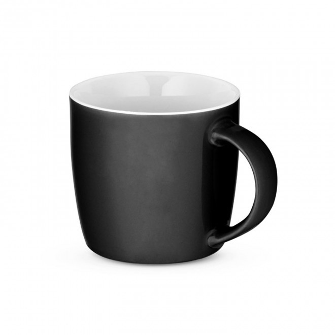 TASSE CERAMIQUE PERSONNALISABLE 370 ML 'CALMEO' - noir