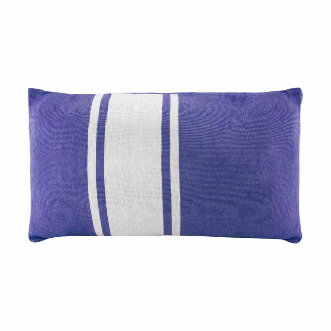 COUSSIN STYLE FOUTA PERSONNALISABLE 'TESSALMA' - bleu