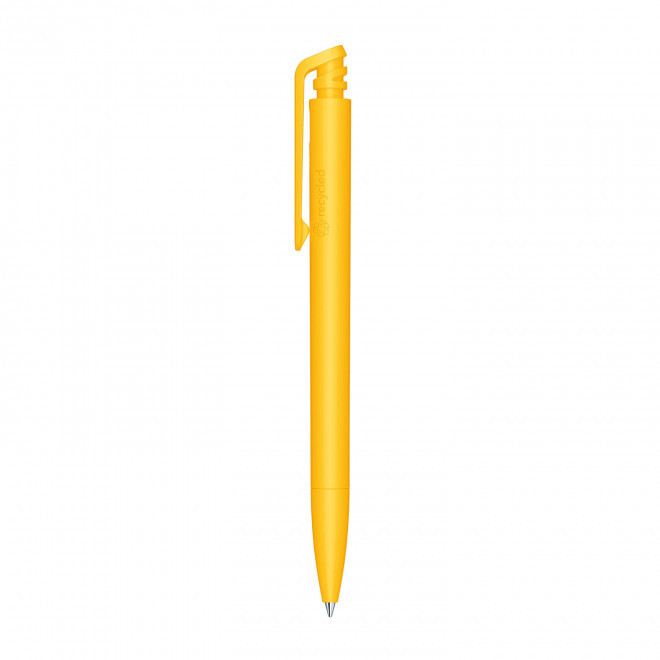 STYLO PERSONNALISÉ MATT RECYCLED SENATOR® 'TRENTO' - jaune