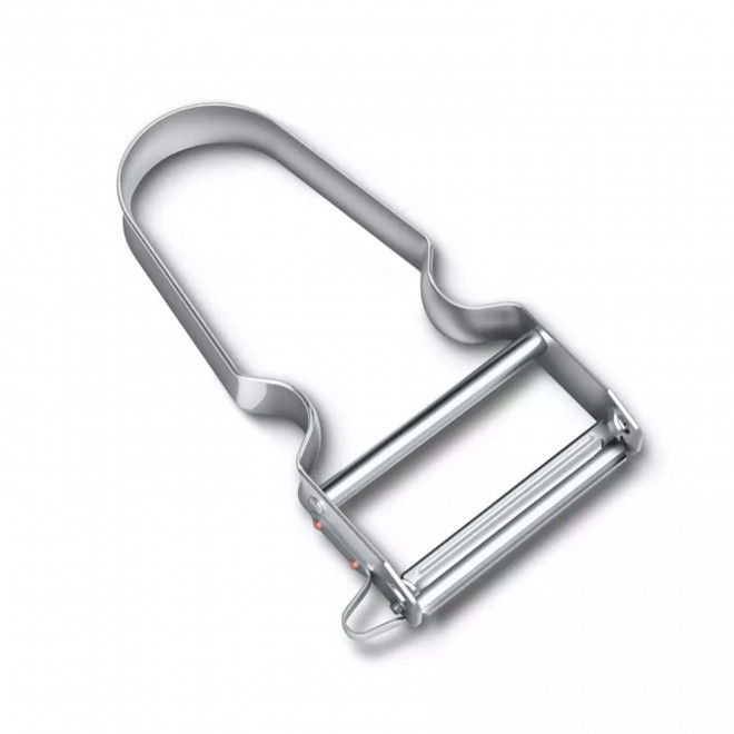 EPLUCHEUR EN ALUMINIUM PERSONNALISABLE 'REX' - argenté