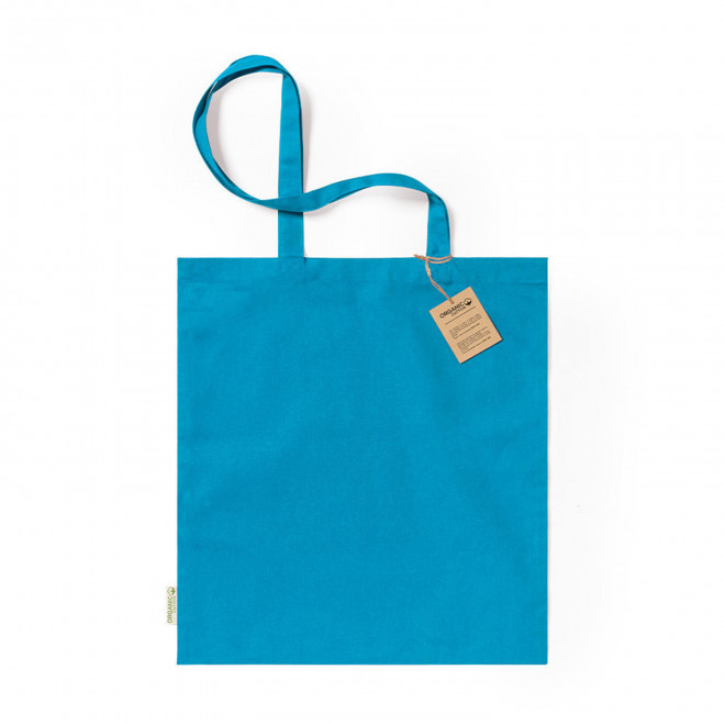 SAC COTON PERSONNALISABLE 140G/M² 'SUNDO BIO' - bleu clair