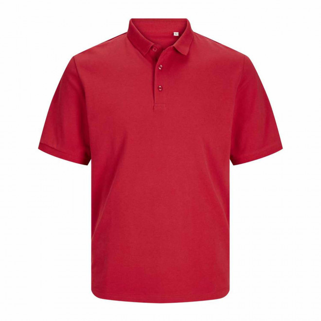 POLO MIXTE PERSONNALISABLE 'JACKTO' - rouge