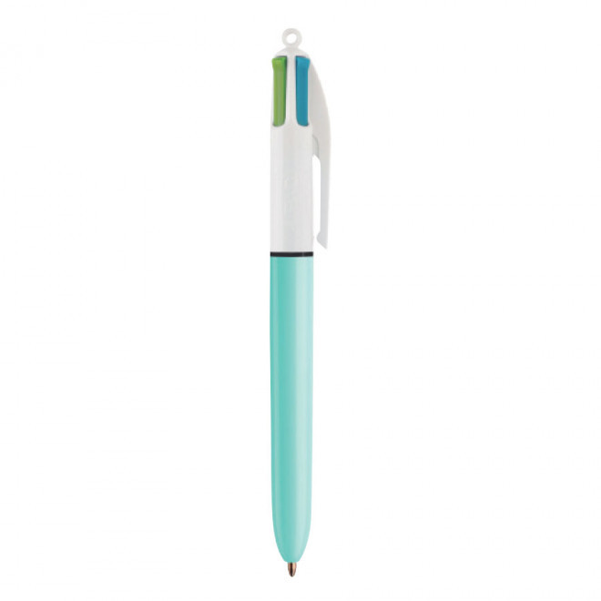STYLO BIC® PUBLICITAIRE '4 COULEURS' FASHION - vert eau