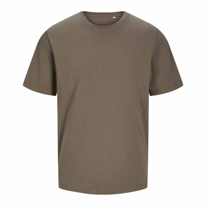 TEE-SHIRT MIXTE PERSONNALISABLE 'JACKTO' - brun