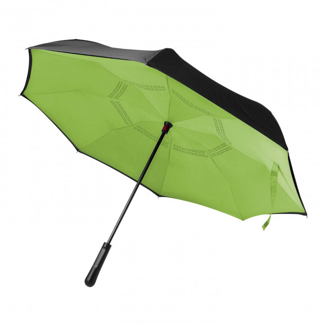 PARAPLUIE PUBLICITAIRE RÉVERSIBLE TEMPÊTE 'ULLAPOOL' - lime