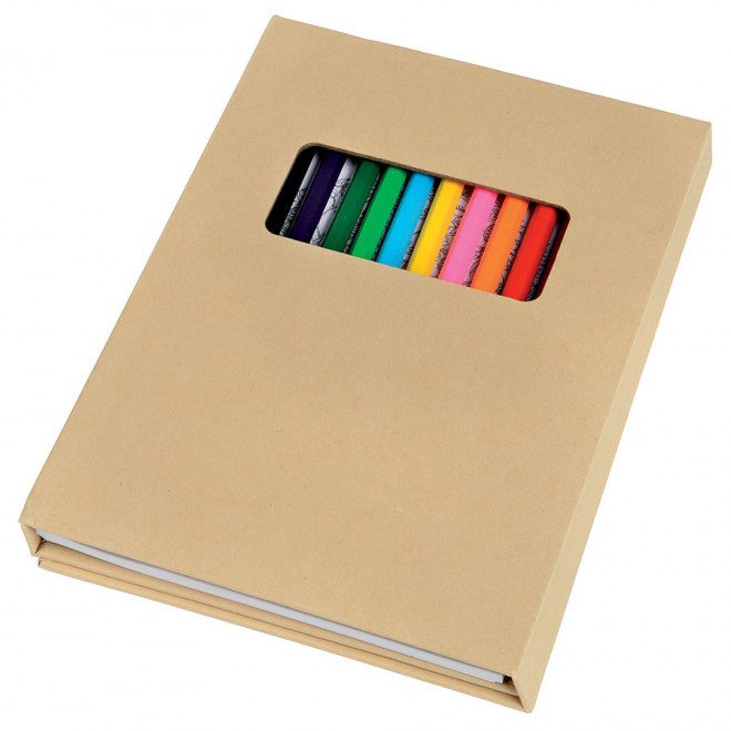 KIT DE COLORIAGE PROMOTIONNEL 'CAPUCINE' - marron