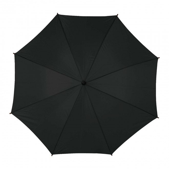 RAPIDE 4J - PARAPLUIE PUBLICITAIRE AUTOMATIQUE CANNE BOIS 'DUNDEE' - noir