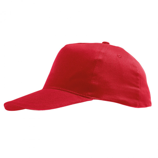EXPRESS 72H - CASQUETTE PUBLICITAIRE ADULTE 'SUNNY' 180 GR/M² - rouge