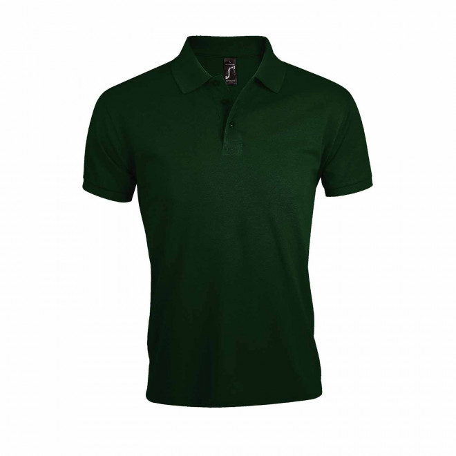 POLO PERSONNALISABLE HOMME 'PRIME' - vert bouteille