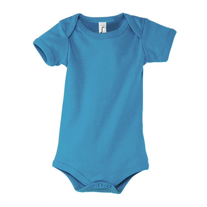BODY BÉBÉ PERSONNALISÉ 'BAMBINO' 180 GR/M² - aqua