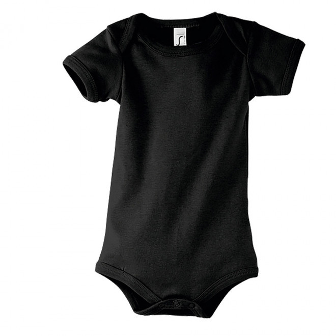 BODY BÉBÉ PERSONNALISÉ 'BAMBINO' 180 GR/M² - noir