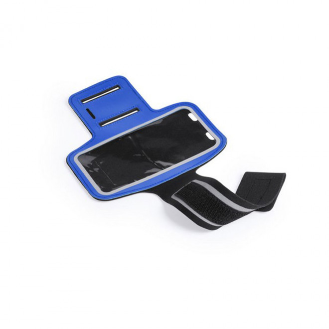 BRASSARD SPORT PUBLICITAIRE XXL POUR TÉLÉPHONE 'ATHLETIC' - bleu