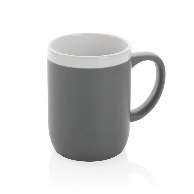 MUG PERSONNALISABLE EN CERAMIQUE 300ML 'BOHIS' - gris