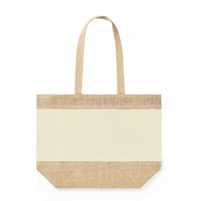 SAC EN JUTE PERSONNALISABLE 'CALATEO' - naturel