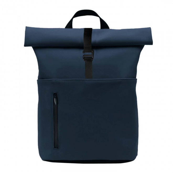 SAC A DOS ROLLTOP PERSONNALISABLE MIF 'EMILIEN' - noir