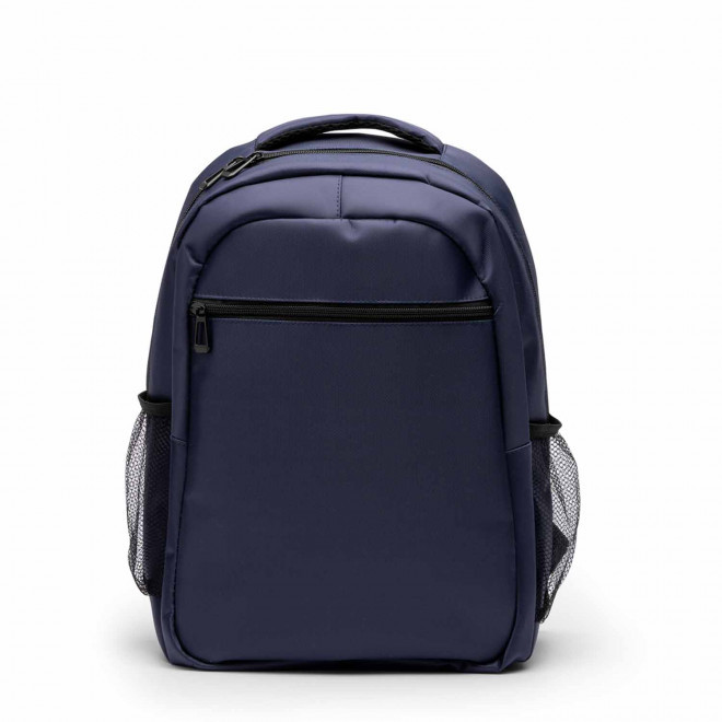 SAC A DOS PERSONNALISABLE EN NYLON RECYCLE 'BIXOU' - bleu marine