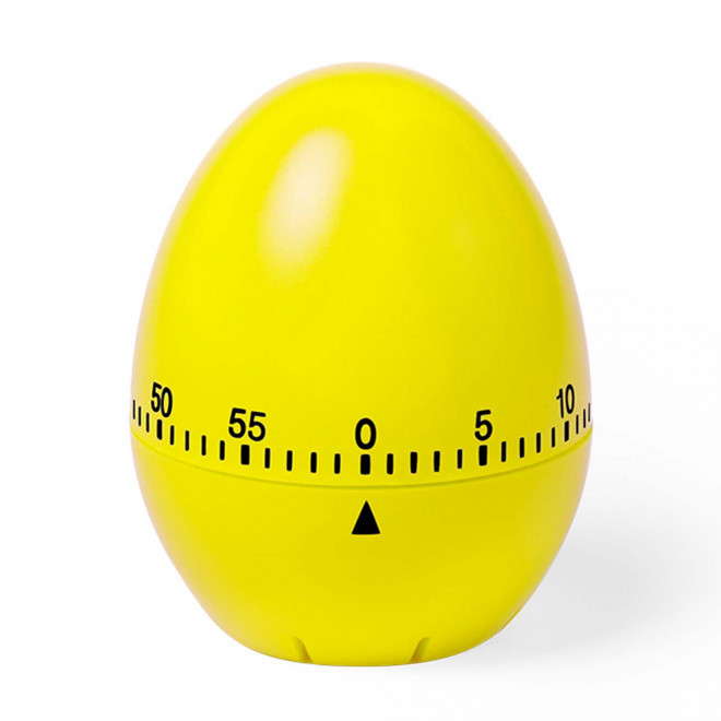 OEUF MINUTEUR DE CUISINE PERSONNALISABLE 'COCOTTE' - jaune